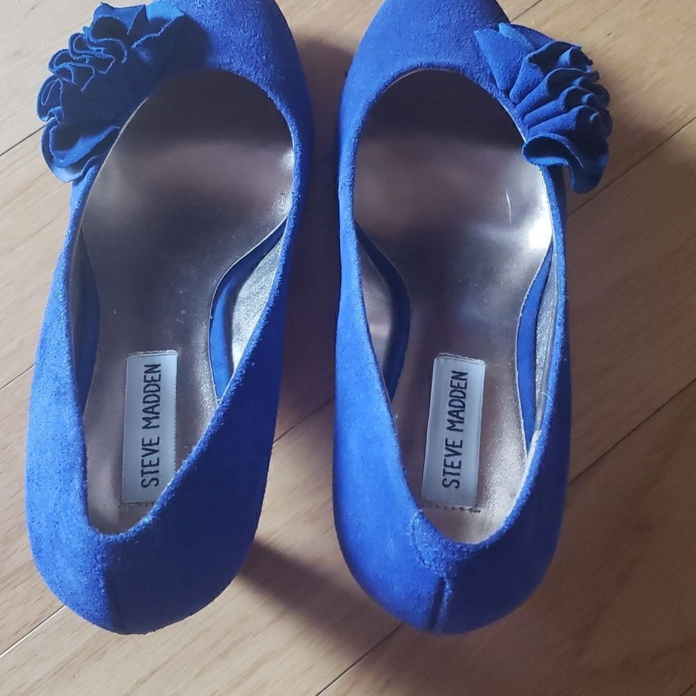 ‎Steve Madden Blue Heels - Picture 5 of 12